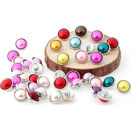50pcs/lot Wholesale Colorful Interchangeable Snap Button Ginger snaps Bracelets Bracelets Fit 12MM Snap Button Charms