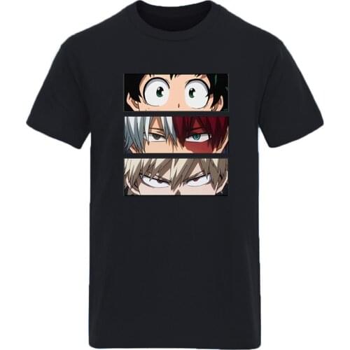 Short Sleeve Round Neck Tshirt Mans My Hero academy High Quality Summer Brand Clothing Tops Retro Hip Hop 2020 Graphic Camisetas