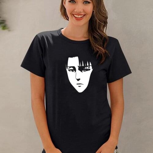 Anime Attack on Titan Womens Tshirt Eye Harajuku Manga Shingeki No Kyojin Cartoon Graphic Tops Women Hombre Cotton Camisetas