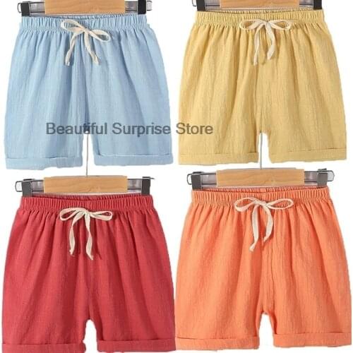 Cotton Girls Beach Pants Top Quality Kids Short Pants Underwear Children Summer Cute Shorts Underpants for 3-14 Years Old