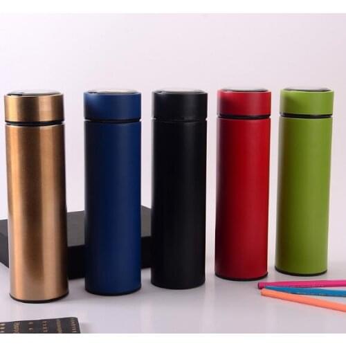 Custom logo!17oz/500ml Stainless steel insulated tea cup Slim tumbler for office business water bottle slim straight drinking cu