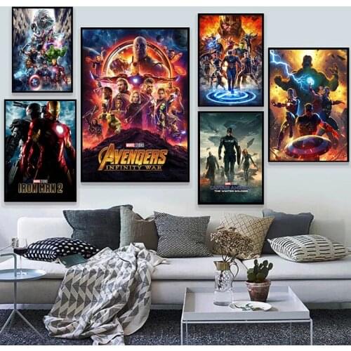 Marvel movie Avengers Infinity War 5D handmade diamond painting cross stitch superhero comic print poster wall art picture livin