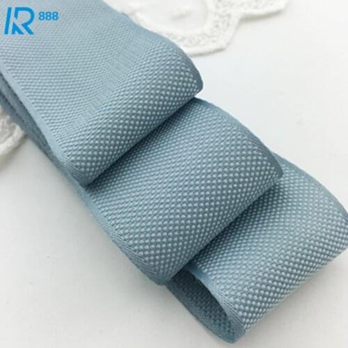 Kewgarden 40mm 4cm High Quality 3D Dots Cotton Ribbons DIY Accessories Handmade Ribbed Tape 5 yards/lot