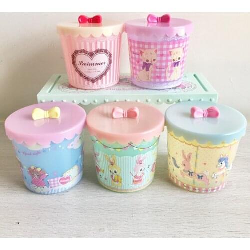 Creative Cute With Lid Storage Boxes Organizer Home Desktop Decoration Candy Sundries Dust Storage Boxes Girls Birthday Gifts