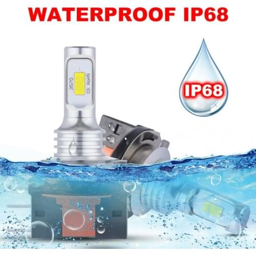 LD2373 Car lights LED Running 2pcs Bulb COB H15 IP68 Lamp 12V-24V 160W DRL Daytime