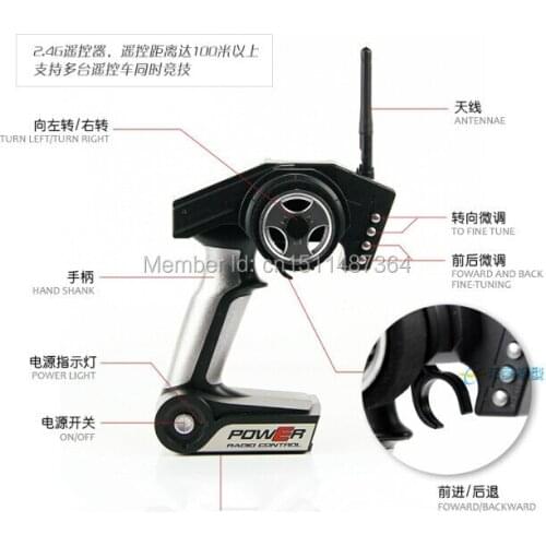 Hot WL L959 L969 L979 L202 GM Accessories L959-52 2.4G transmitter