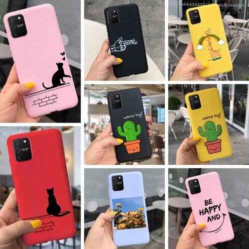 Candy Color Soft TPU Case For Samsung Galaxy S10 Lite Case Samsung S10 Lite Phone Case Back Cover on For Samsung Galaxy S10 Lite