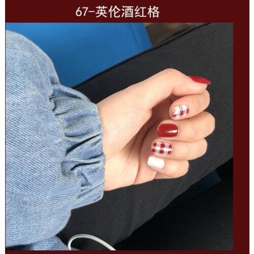 New Arrival 5Packs Mixed Types 24Pcs/pack Fake Nails Summer Glitter Pointed Ladies Press On Designed Nail Wear Nails DIY