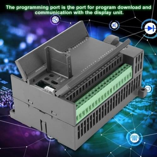 DC 24V FX1N-32MT PLC Industrial Control Board Anti-Interference 4 Way 100 Pulse Output Programmable Logic Controller Board