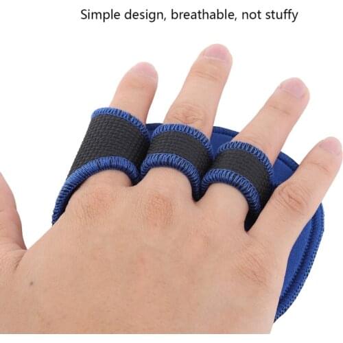 Anti Skid Weight Lifting Training Gloves Sports Fitness Dumbbell Grips Pads Gym Exercises Hand Palm Protector Sportswear