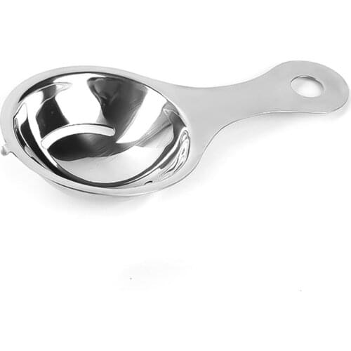 Stainless Steel Egg Separator Kitchen Accessories Separating Funnel Spoon Egg Divider Tool