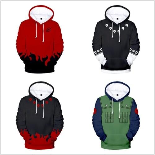 Popular Kakashi 3D Print Hoodies Sweatshirts Men/women Harajuku Casual Women/Mens Streetwear Sasuke Akatsuki Hoodie pullovers