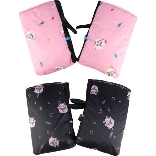 Motorbike Handlebar Grip Waterproof Windproof Motorcycle Hand Handlebar Gloves Winter Thicken Warmer Hand Cover For Dropshipping