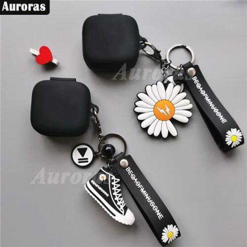 Auroras For Samsung Galaxy Buds Live Case Liquid Silicone With Chrysanthemum 3D Lion Shoes Design Cover For Samsung Buds Live