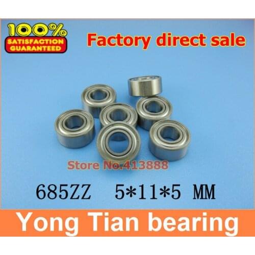 1pcs) SUS440C environmental corrosion resistant stainless steel deep groove ball bearings S685ZZ 5*11*5 mm
