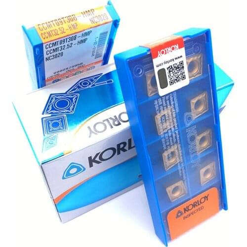 100PCS CCMT09T308 HMP NC3020 100% Original Carbide Inserts Internal Turning Tool High Quality CNC Lathe Cutter Tools With Box