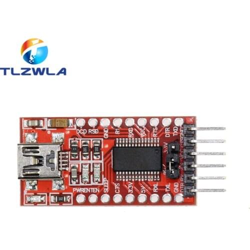100pcs FT232RL Mini interface 3.3V 5.5V USB to TTL Serial converter Adapter module for Arduino interface connector