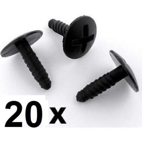 20x For VW For Volkswagen T5 Transporter LT Headlight Engine Battery Grille Cover Screws,OE#7H0915450