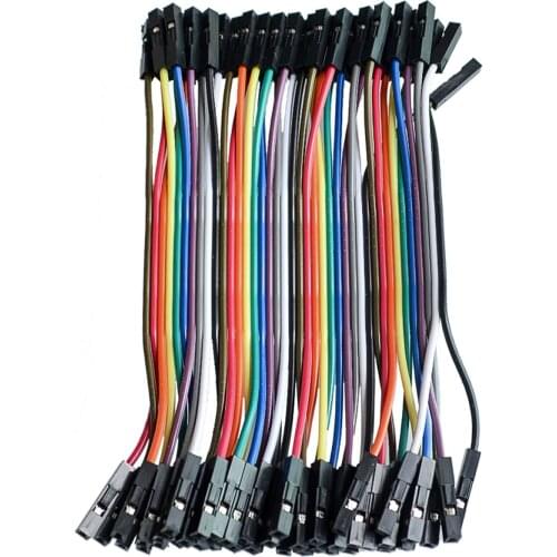 40pcs/lot 10cm 2.54mm 1pin Female to Female Male to Female Male to Male jumper wire Dupont cable