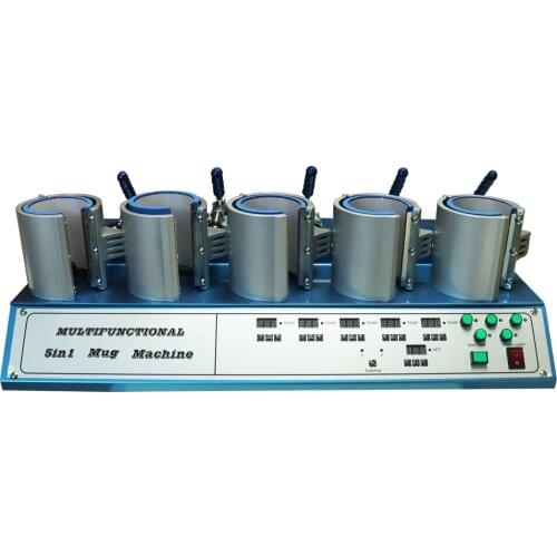5 in 1 Mug Heat Press machine for Mug Cup Heat Tranfer Printing