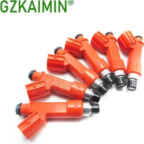 6X High quality Fuel Injection Nozzle 1001-87F90 100187F90 Fuel injector for Toyota 1.8L Supra 1ZZFE 2ZZGE New