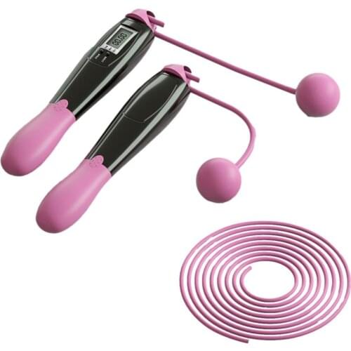 Cordless Electronic Skipping Rope Gym Fitness Cordless Skipping Smart Rope Jump With LCD Screen Counting Speed Skipping Counter