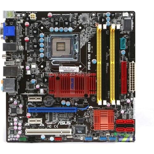 For ASUS P5E-VM HDMI Used original motherboard Socket LGA 775 DDR2 G35 Desktop Motherboard