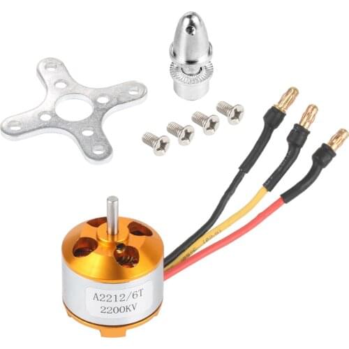 F02048 A 2212 A2212 2200KV Brushless Outrunner Motor W/ Mount 6T For RC Aircraft Copter