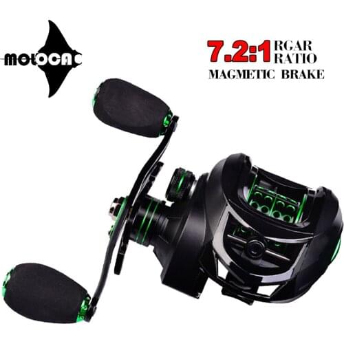 Moulinet Casting Fishing Reel 10KG Max Drag 7.2:1 High Speed Baitcasting Reel Carretilha De Pesca Pike Fish Wheel Equipamentos