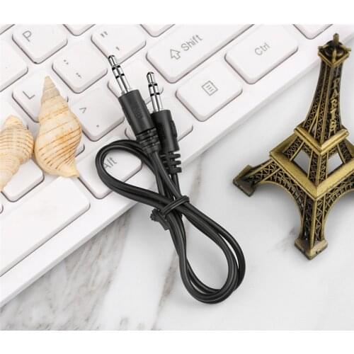 Mini 50cm 0.5m short 3.5mm Male to Male car Aux Auxiliary Stereo Jack Audio Cable Cord 3.5mm to 3.5mm for iPhone for Samsung