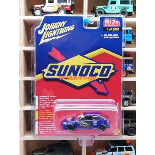 Johnny Lightning 1/64 Honda Civic Sunoco Diecast Collection of Die-casting Simulation Alloy Model Children Toys