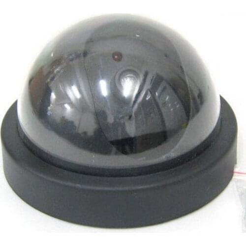 New Ehanced Simulated Security Camera Fake Dome Dummy Camera with Flash LED Light JR Deals