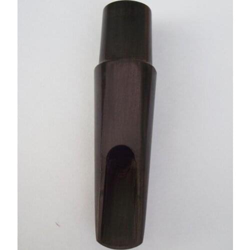 Excellent ebony wood tenor saxophone mouthpiece # 6 good Materials & tone