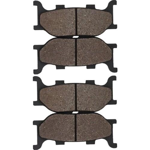 Cyleto Motorcycle Front Brake Pads for YAMAHA FZ6 FZ600 FZ 600 2004-2006 XVS 1100 XVS1100 V-Star Custom Classic Silverado 99-07