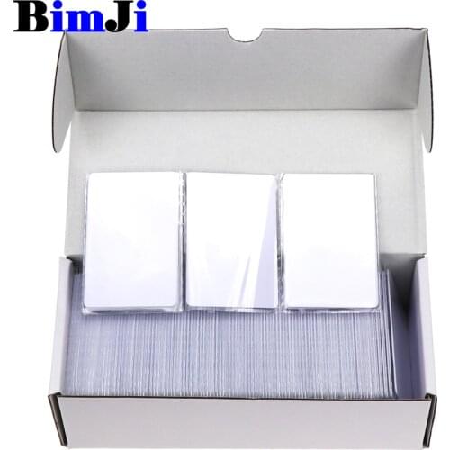 100pcs RFID Card 13.56Mhz MFS50 Proximity Smart Cards ISO14443A Cards S50 1k Chip 0.8mm For Access Control System