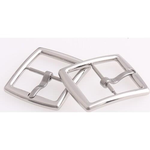 Silver Pins buckles 20mm Release Shoe Strap Belt Web Adjust Bag Strap Slider Fastener Rectangle Leathercraft Hardware