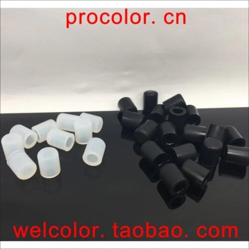 Silicone Round End Caps Foot Cover 1 2 3 6 mm 3.5mm 4mm 4.5mm 5mm 7mm 7.0mm Black Rubber Female Caps Round Tube Insert Stoppers