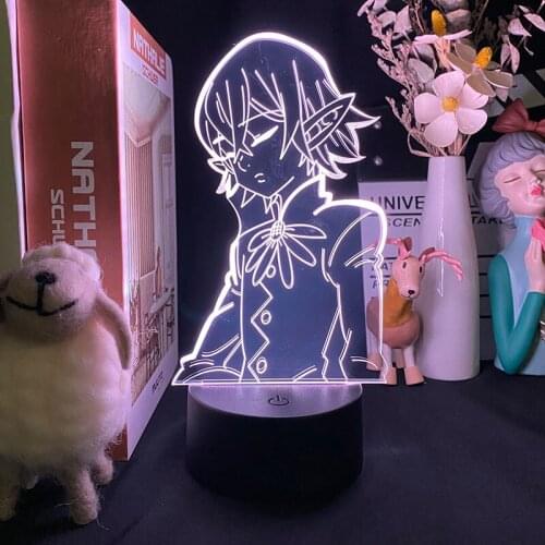 The Seven Deadly Sins Helbram Led Night Light Cool Kids Bedroom Decor Nightlight Birthday Manga Cute Gift Anime 3d Table Lamp