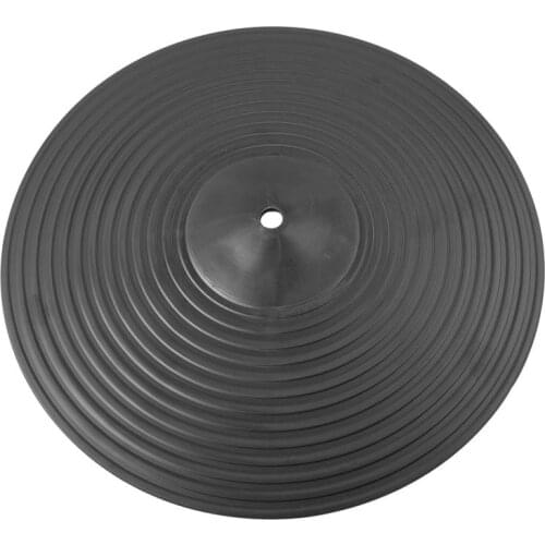 Practice Cymbals Drum Pads 12" Practice Silent Low Noise PC Plastic Crash Hi-Hat Cymbals Pad NEW