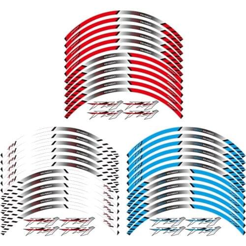 High quality Motorcycle Wheel Sticker Decal Reflective Rim Bike Suitable For YAMAHA FZ1 FAZER FZ 1