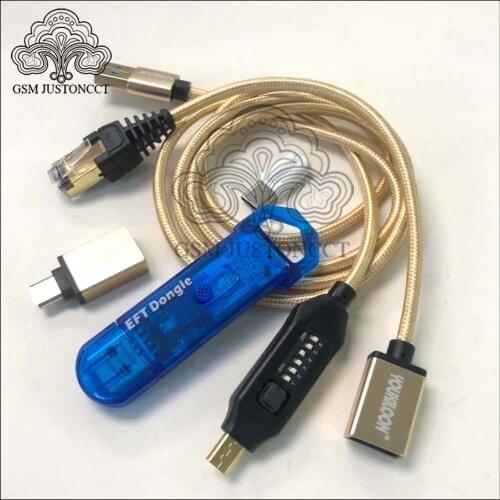 2019 Newest 100% Original EASY FIRMWARE TEMA / EFT DONGLE + UMF all boot Cable ( all In One Boot Cable ) Free Shipping