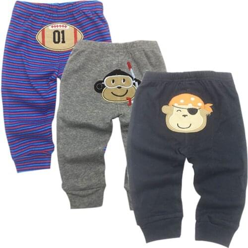 3 Packs Unisex Baby Pants Spring Summer Kids Harem PP Trousers Cotton Knitted Boy Girl Toddler Leggings Newborn Infant Clothing