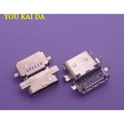 5PCS Type-c Jack USB Connector Socket Charging Port Repair parts replacement For Lenovo E480 E485 E580 E585 R480