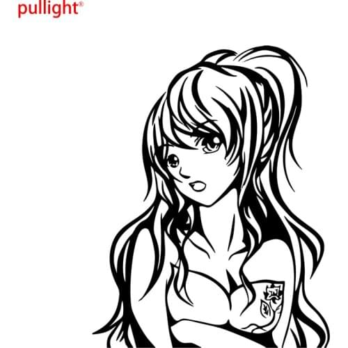 Car Stickers Sexy Girl Anime Vinyl Stickers sexy film films car decoration Beauty Temptation Car Stickers Decals