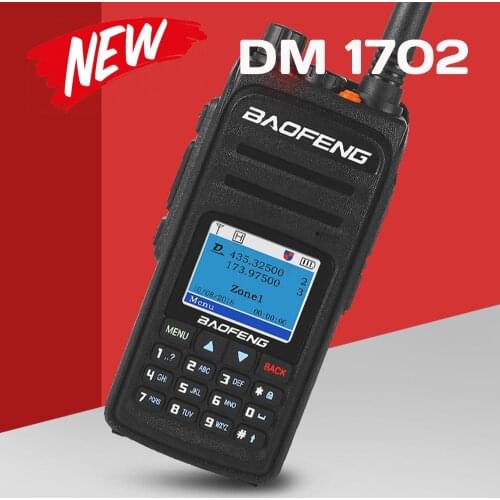 Baofeng DM 1702 DMR Digital Radio Analog Portable Walkie Talkie (GPS )Tier1 & Tier2 Repeater Dual Band VHF/UHF Ham Two Way Radio