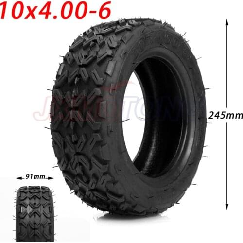 10X4.00-6 Tire Tubeless Vacuum Tyre for Electric Balancing Car Scooter 10*4.00-6 Thick Rubber Tyre for Mini Motorcycle