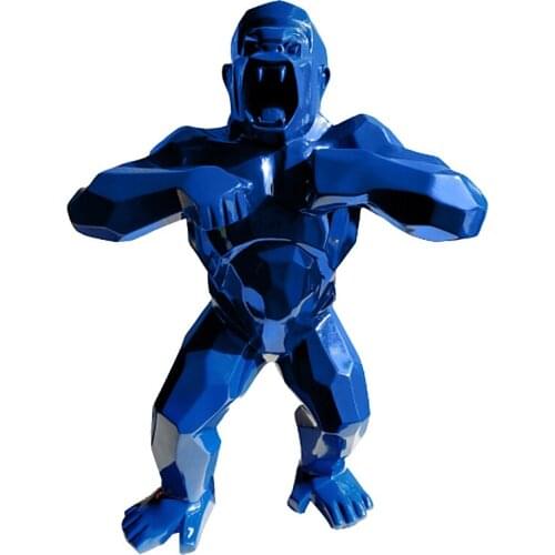 BIG SIZE 40CM/15.74INCH GORILLA MONKEY CREATIVE HOME DECOR LIVING ROOM DESKTOP DECORATION OFFICE DECORATIVE RESIN