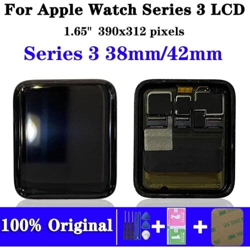 LTE / GPS Display For Apple Watch 3 Series 3 LCD Sinbeda Original For Apple Watch Series 3 S3 38mm 42mm Pantalla Replacement