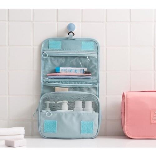 Travel Nylon Makeup bags Cosmetics Bags Bathroom Accessories Organizer of Women Portable Bath Hook Washing up Bag Beauty Case