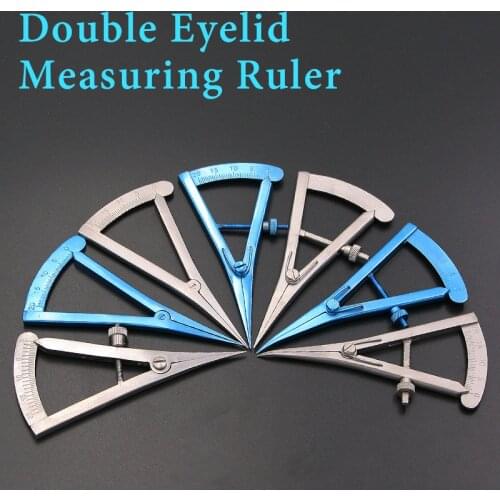 Double Eyelid Measuring Ruler Cosmetic Stainless Steel Surgery Equipment Eye Scale Ophthalmic Instruments surgical tool